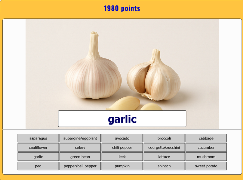 Image of the end of a desktop version of Blair English online picture game.
