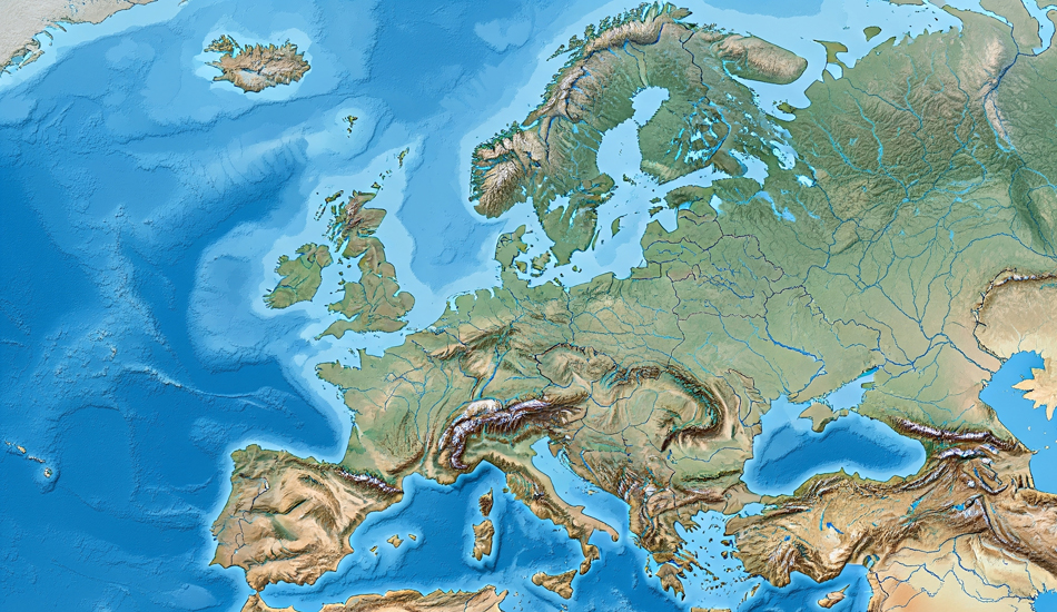 map of Europe