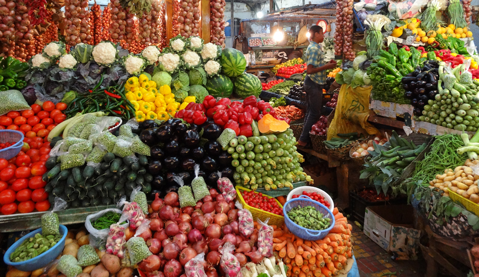 image of vegetables in a market